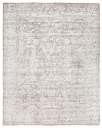Exquisite Rugs Tuscany Floral Hand-Knotted Brown Area Rug | Perigold | Wayfair North America