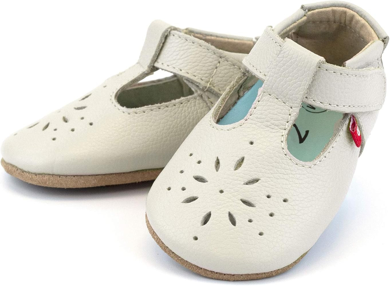 Zutano Easy On Leather Mary Jane Baby Shoes, Anti-Slip and Soft Sole | Amazon (US)