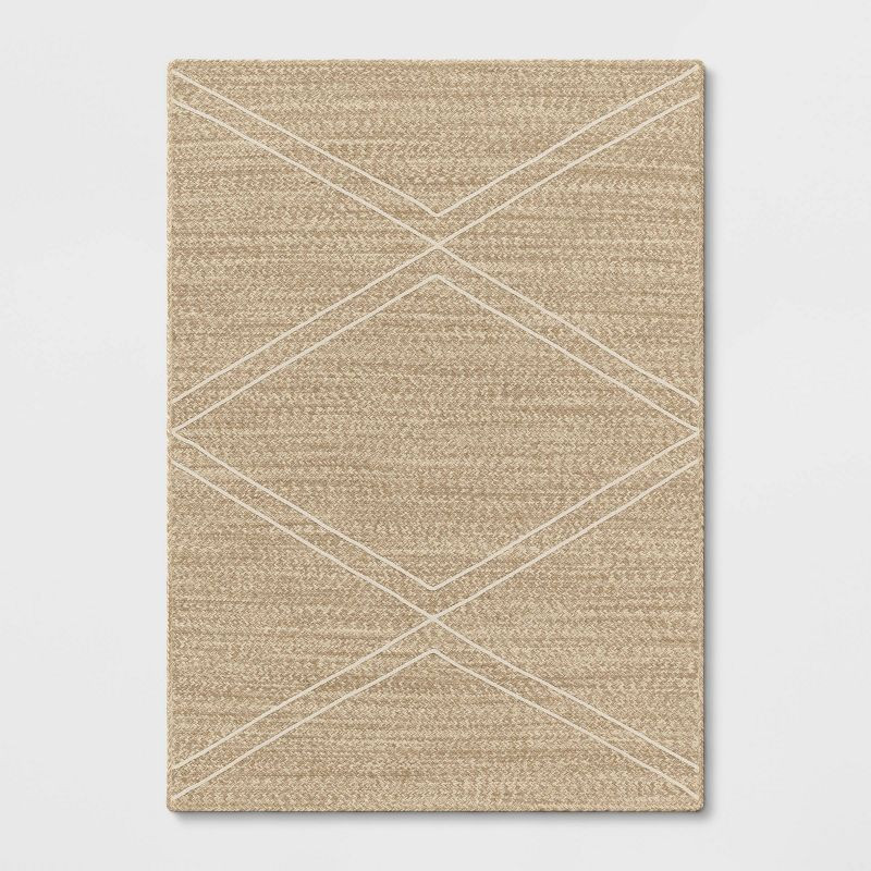 Braided Diamond Outdoor Rug - Threshold™ | Target