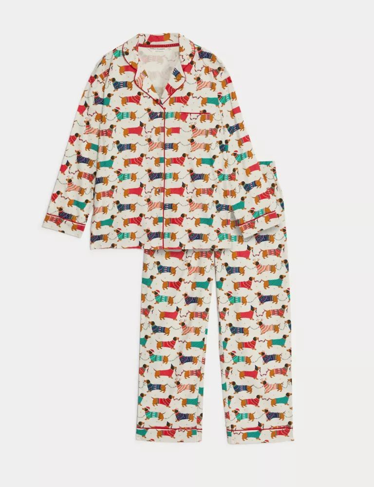Women's Sausage Dog Family Christmas Pyjama Set | Marks & Spencer (UK)