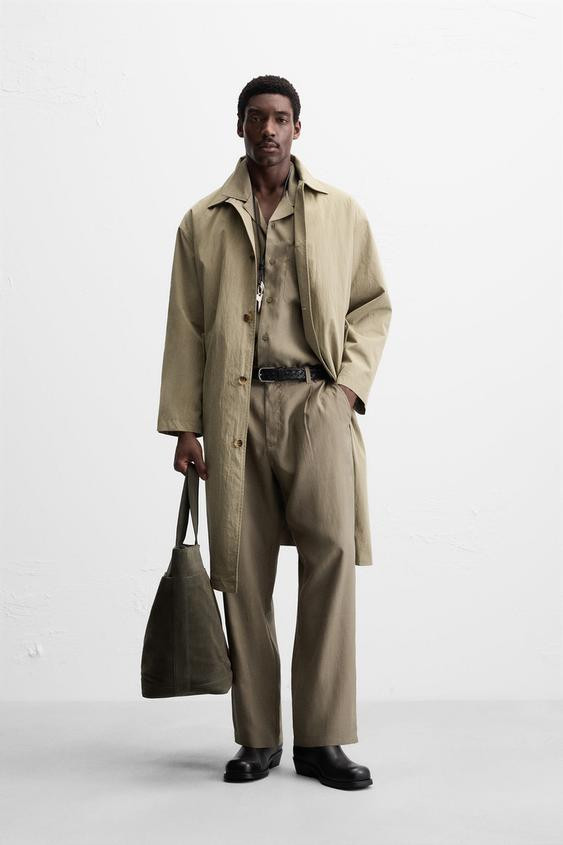 LYOCELL BLEND PANTS | Zara US