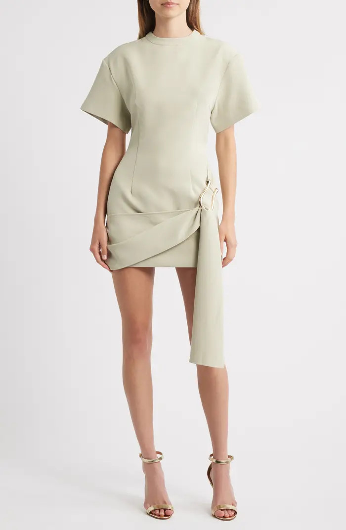 Martini Draped Belt Minidress | Nordstrom