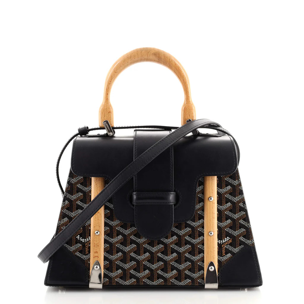 Saigon Top Handle Bag Coated Canvas with Leather PM | Rebag