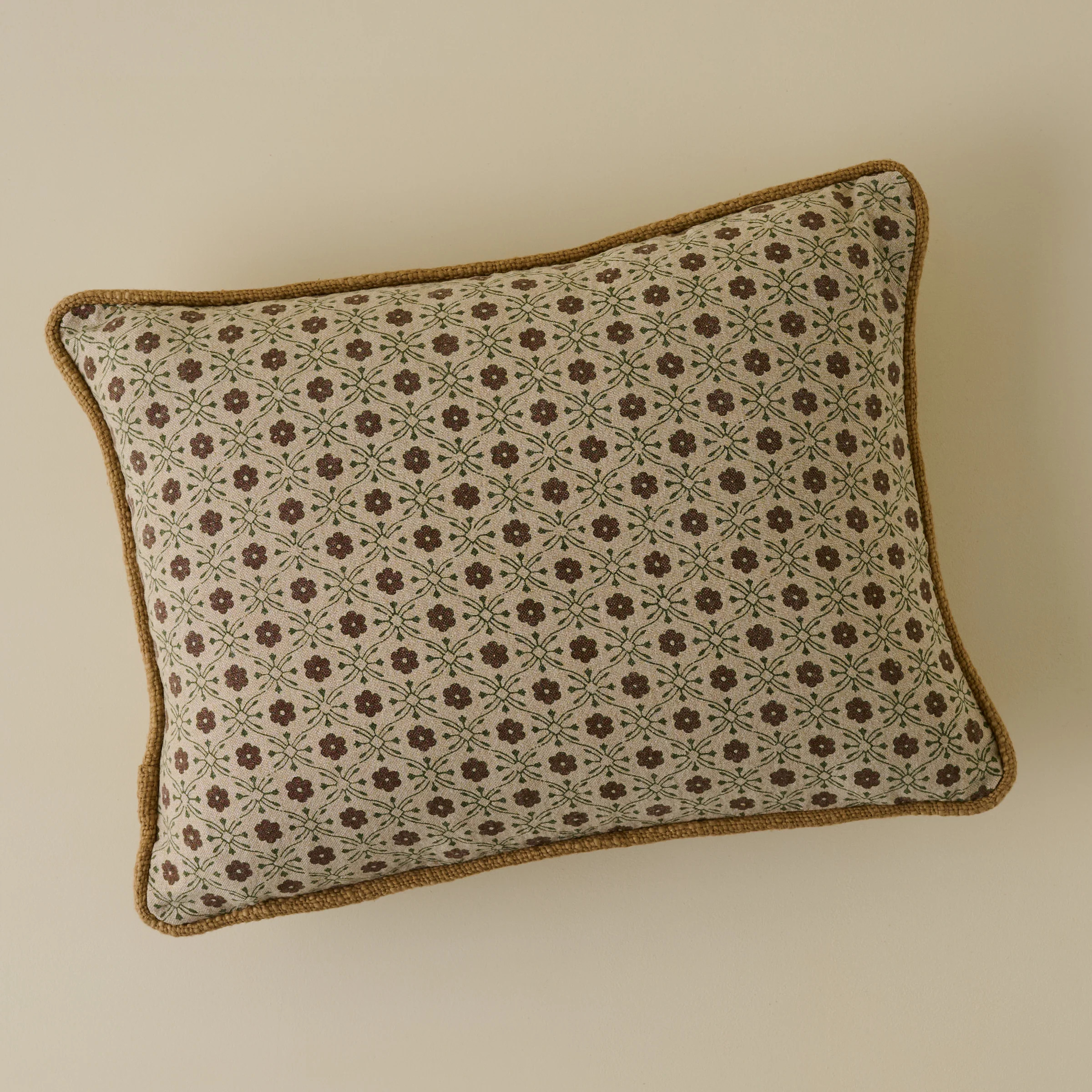 Thea Clay Block Print Pillow w/ insert, 12x16 | Magnolia