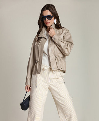 Women's Blouson Snap Jacket | Macy's