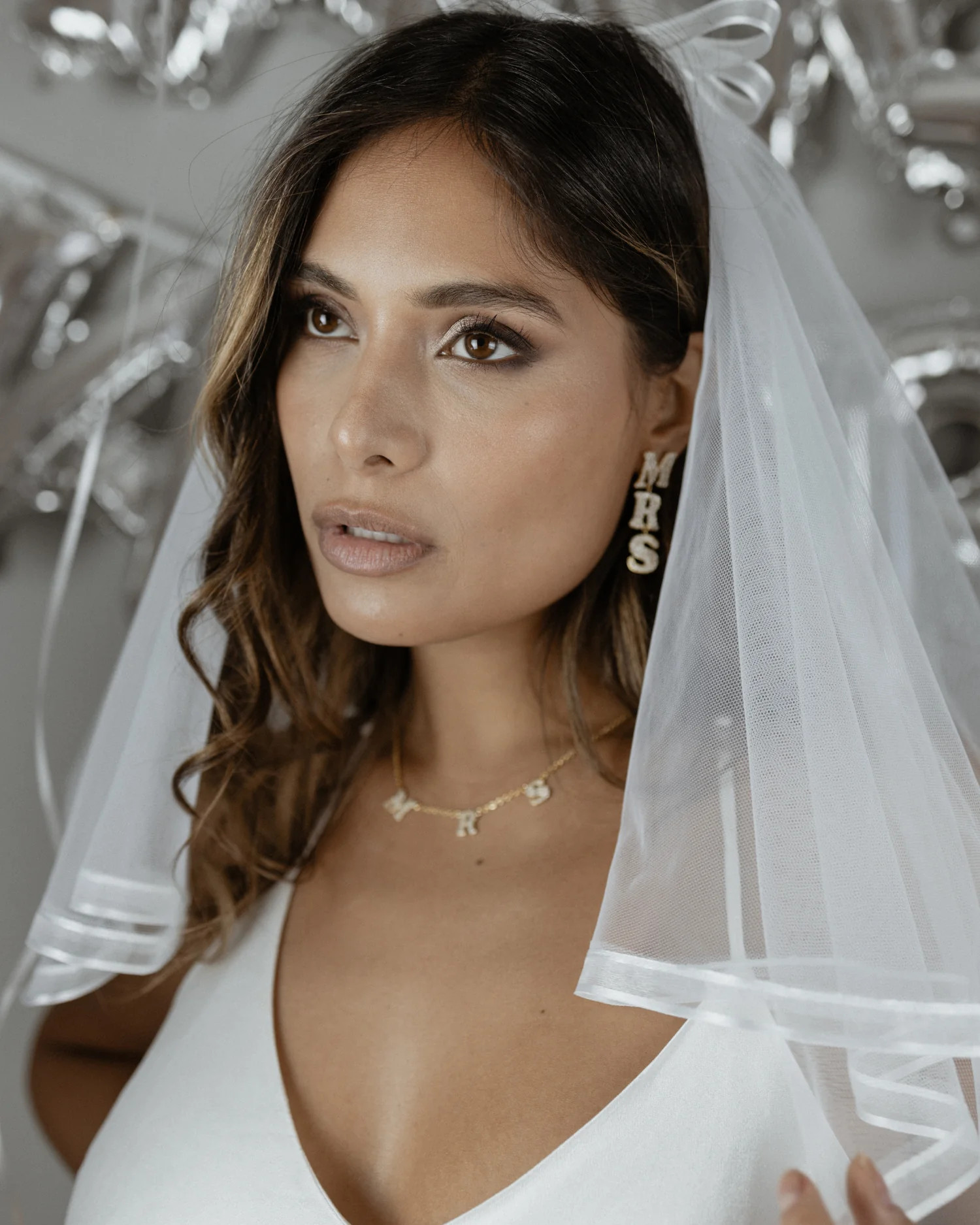 Bella Trim Bow Veil | Gigi & Olive