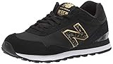 New Balance Women's 515 V1 Sneaker, Black/Gold Metallic, 7 W US | Amazon (US)