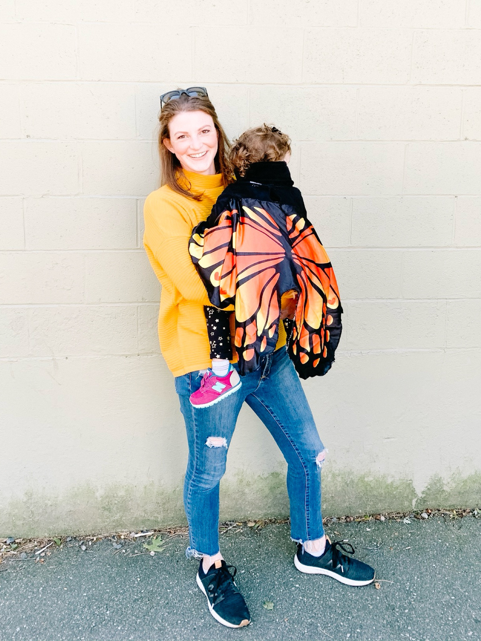 Forgot my butterfly wings but at least we match! 

#LTKkids #LTKfamily #LTKHalloween