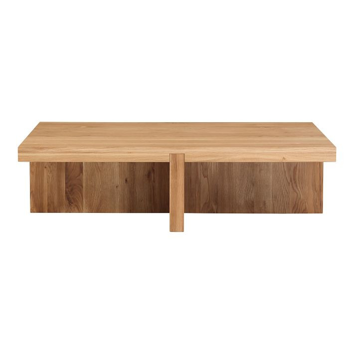 Joined Base Rectangle Coffee Table (50") | West Elm (US)