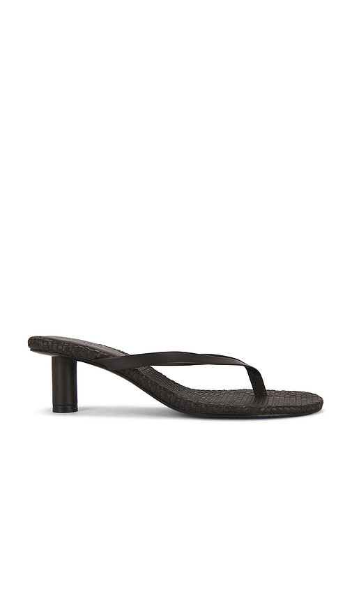 St. Agni Woven Thong Heel in Chocolate. Size 40. Also in 36, 37, 38, 39. | Revolve Clothing (Global)