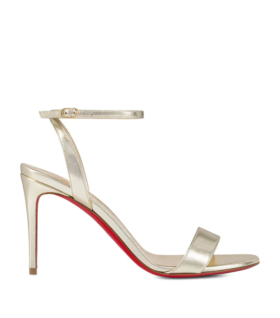 Loubigirl Metallic Leather Sandals 85 | Harrods