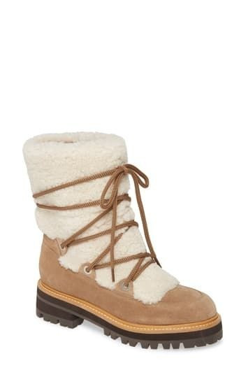 Isha Genuine Shearling Hiking Boot | Nordstrom Rack