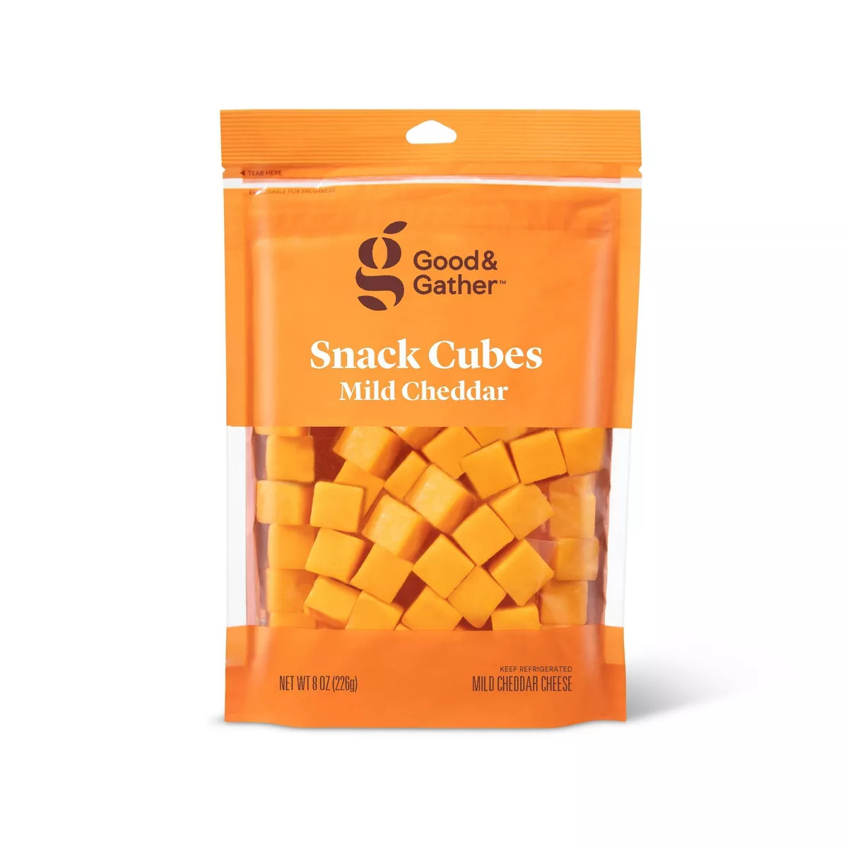 Mild Cheddar Cheese Cubes - 8oz - Good & Gather™ | Target