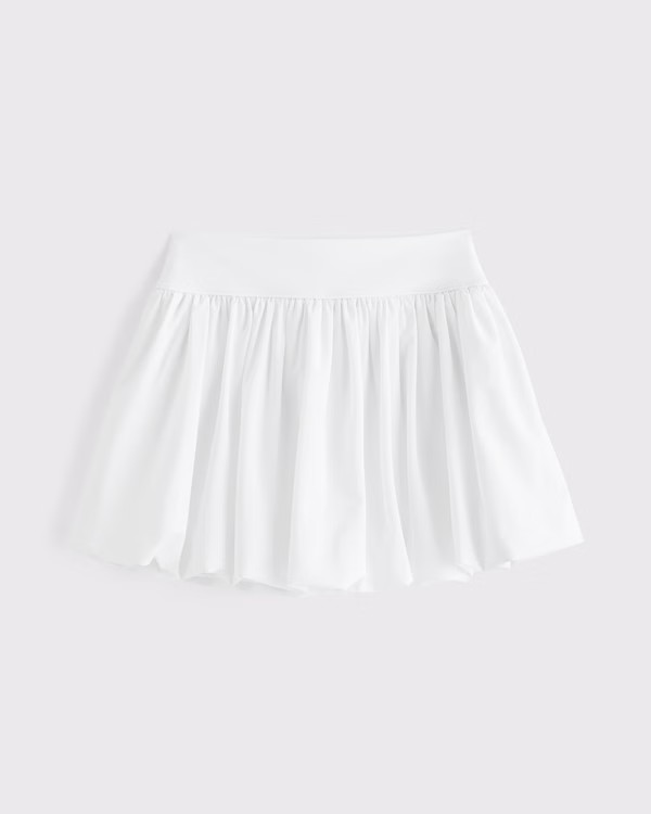 YPB motionTEK Bubble Hem Mini Skirt | Abercrombie & Fitch (US)