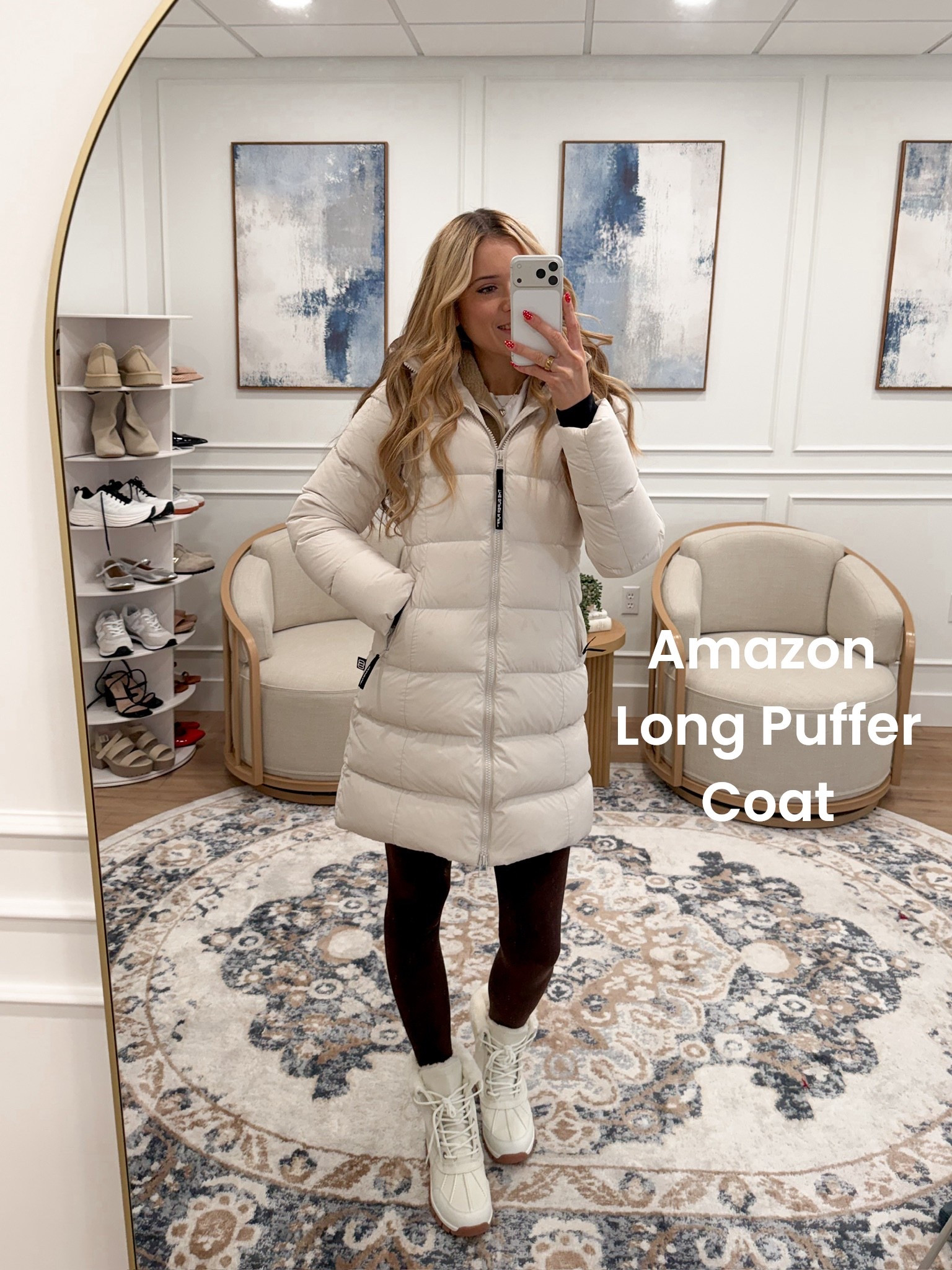 Snow‑ready & so warm ✨
This Amazon puffer coat is the perfect winter layer — long enough to keep you cozy, lightweight enough to wear all day, and works with everything from leggings to denim. I’m wearing a size small 

#LTKSeasonal #LTKHoliday #LTKTravel