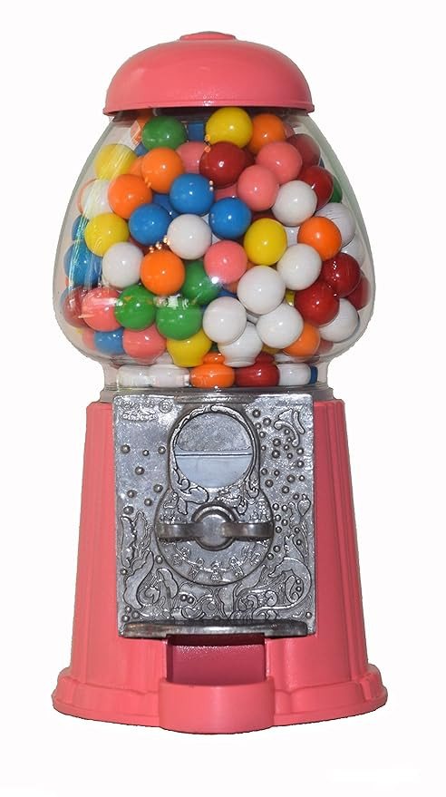 Gumball Dreams Classic Gumball Machine/Candy Dispenser, 15 Inch - Bubble Gum Pink | Amazon (US)