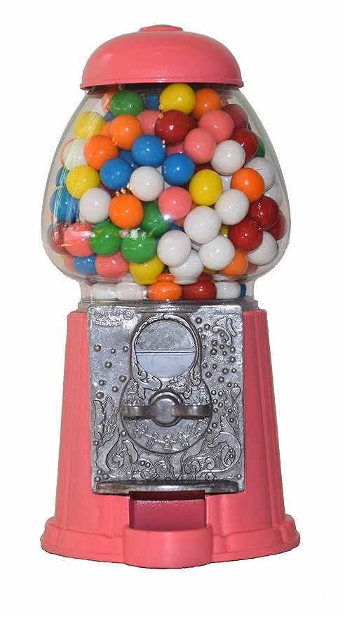 Gumball Dreams Classic Gumball Machine/Candy Dispenser, 15 Inch - Bubble Gum Pink | Amazon (US)