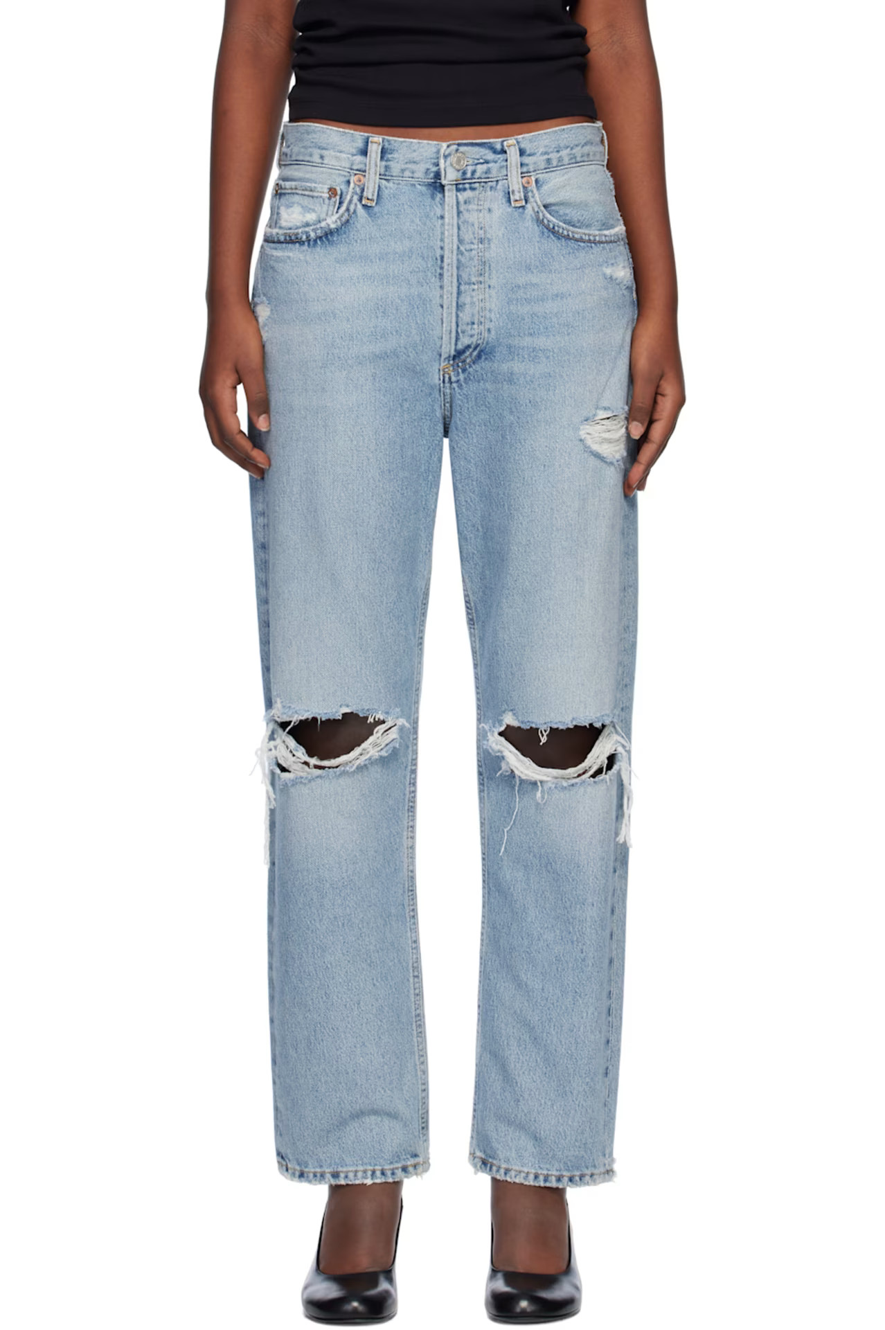 Blue 90's Jeans | SSENSE