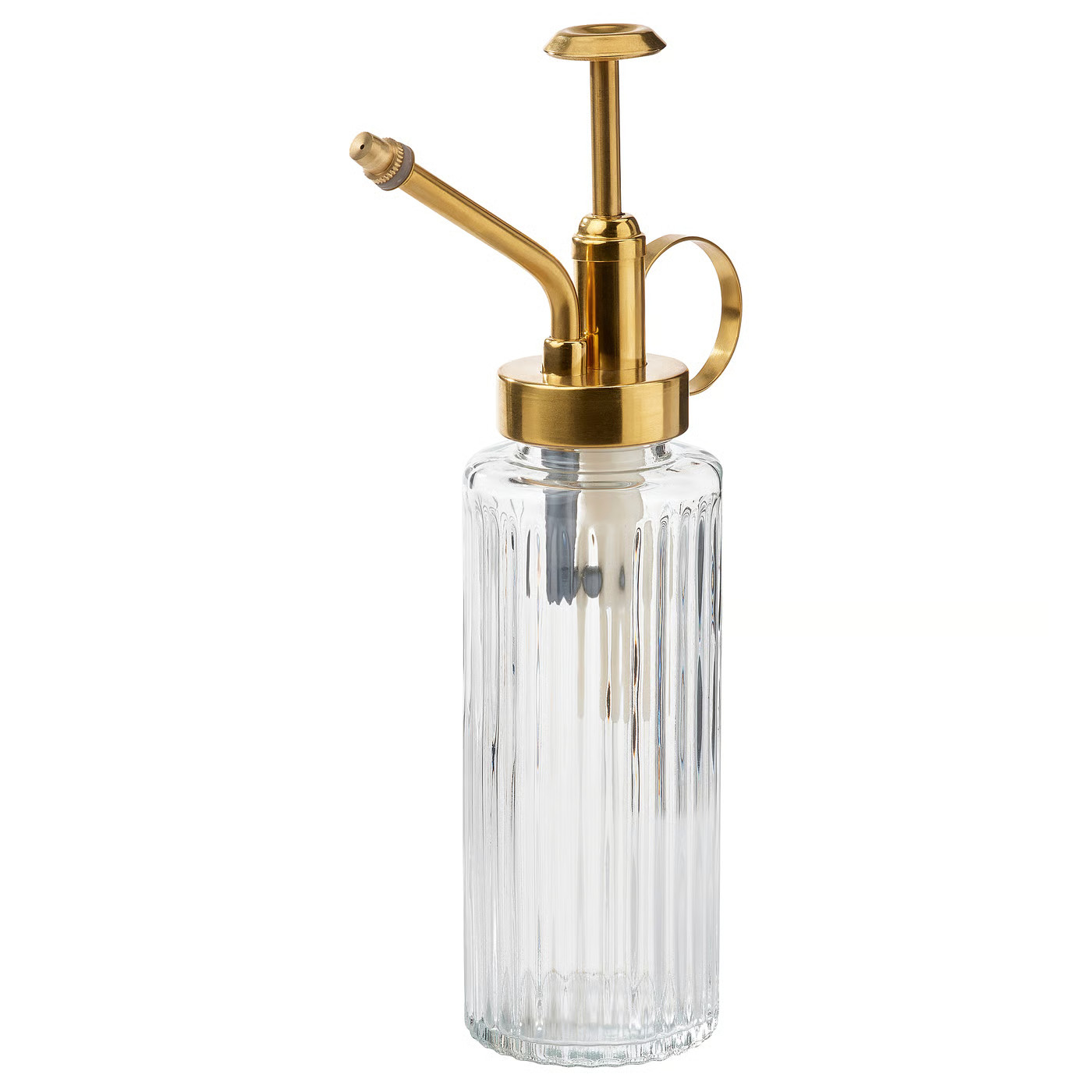 GRADVIS Plant mister, clear glass/gold, 5 oz | IKEA US