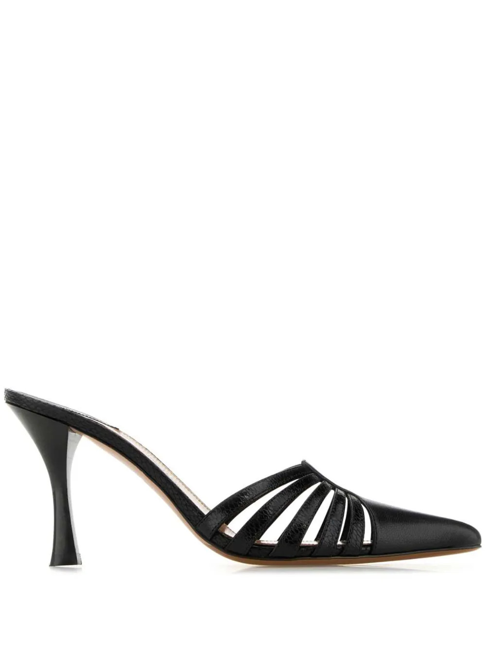 Paris Texas 80mm Nadia Mules | Black | FARFETCH LU | Farfetch Global
