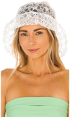 8 Other Reasons Sheer Bucket Hat in White from Revolve.com | Revolve Clothing (Global)