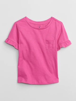 babyGap Ruffle Pocket T-Shirt | Gap Factory