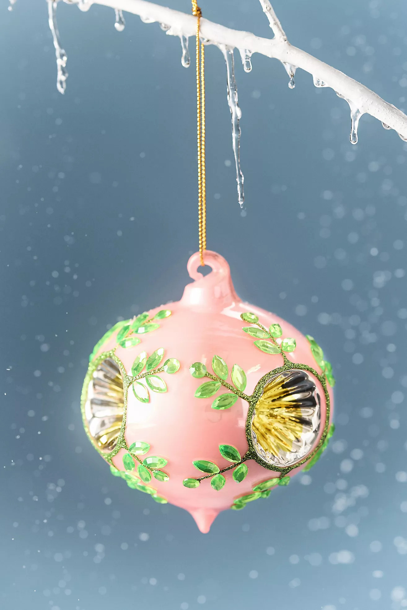 Vintaged Jeweled Bauble Ornament | Anthropologie (US)
