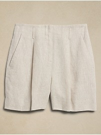 Lina Pleated Linen Short | Banana Republic (US)