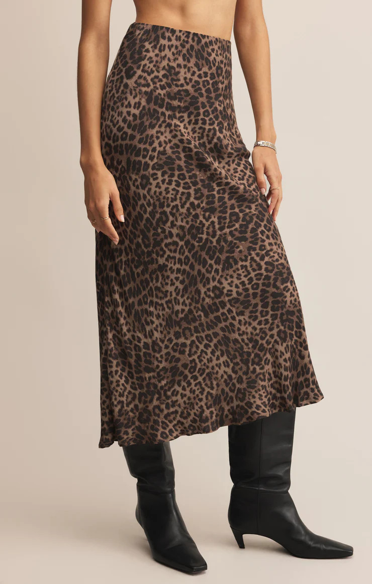 Izabel Leopard Skirt | Z Supply