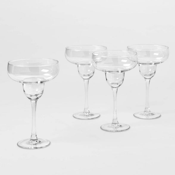 14.5oz 4pk Glass Classic Margarita Glasses - Threshold™ | Target