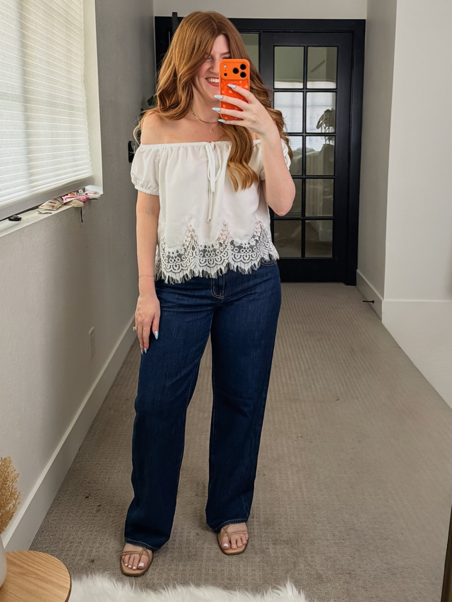 Love this top! Size small. Jeans fit true to size.

#LTKootd #LTKPetite #LTKSaleAlert