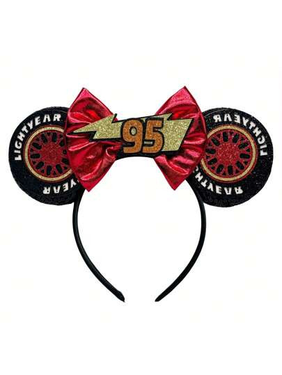 Racing Theme 95 Car Decorative Ear Headband For Amusement Park, Parties And Costume Dress-Up Hall... | SHEIN