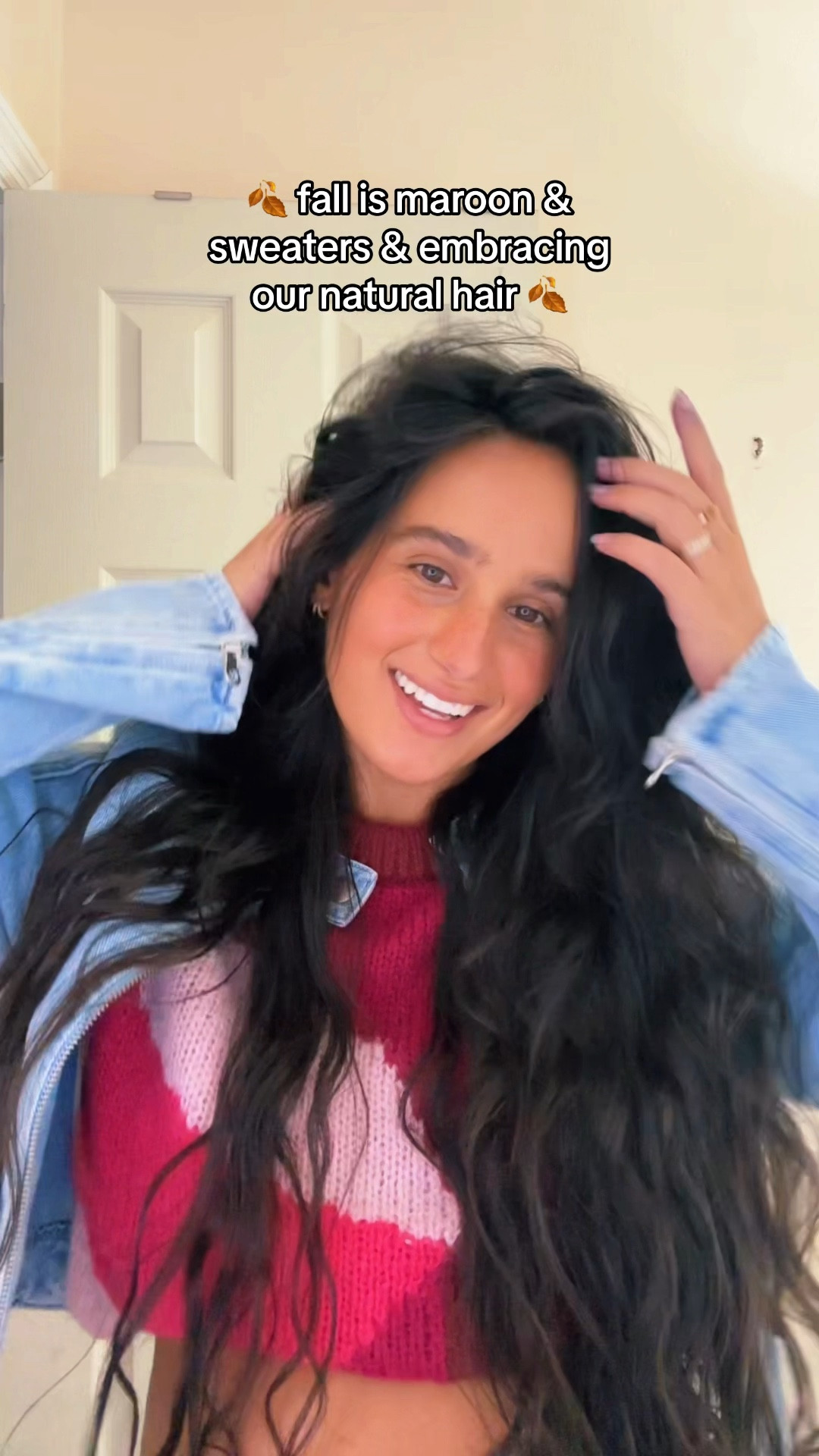 embracing and loving my natural hair this fall season 🥰 #fallfashion #curlyhairroutine #naturalhair 

#LTKSeasonal #LTKbeauty #LTKbump