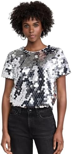 endless rose Women's Fisheye Sequins Top | Amazon (US)