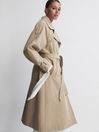 Meotine Mid Length Trench Coat | Reiss UK