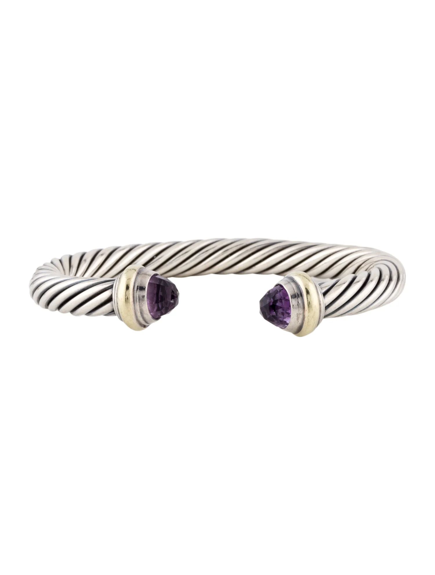 Amethyst Classic Cable Bracelet | The RealReal
