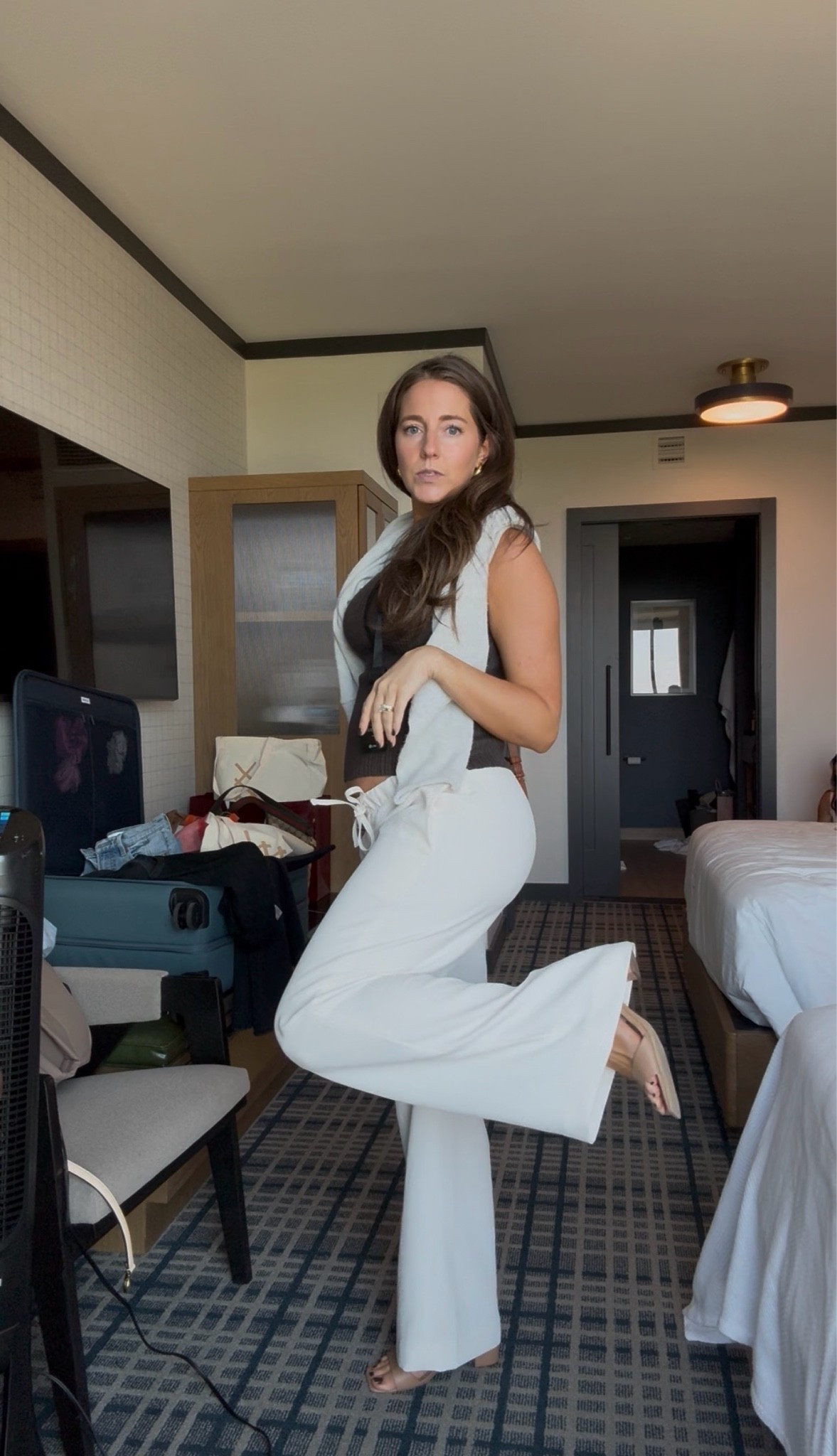 Loved this outfit!! Was pregnant here!! Wearing M in sweater & small in pants

#LTKootd