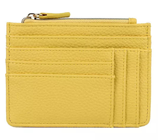 Julia Buxton Pebble RFID Pik-Me-Up Slot Coin Pouch - QVC.com | QVC