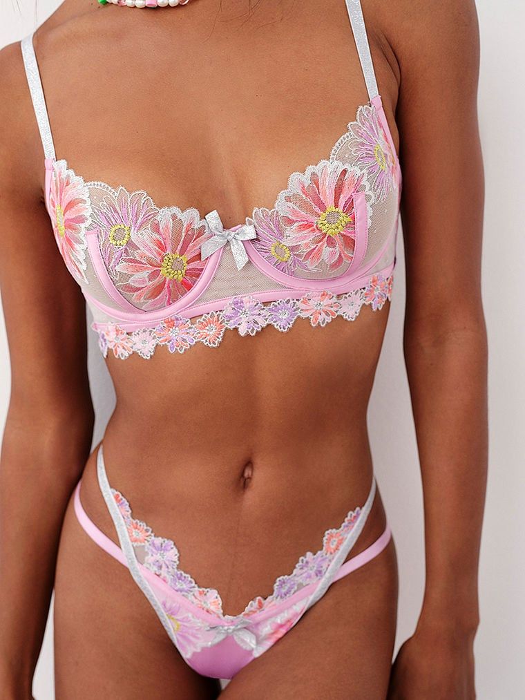 Aster Embroidery Thong Panty - Panties - Victoria's Secret | Victoria's Secret (US / CA )