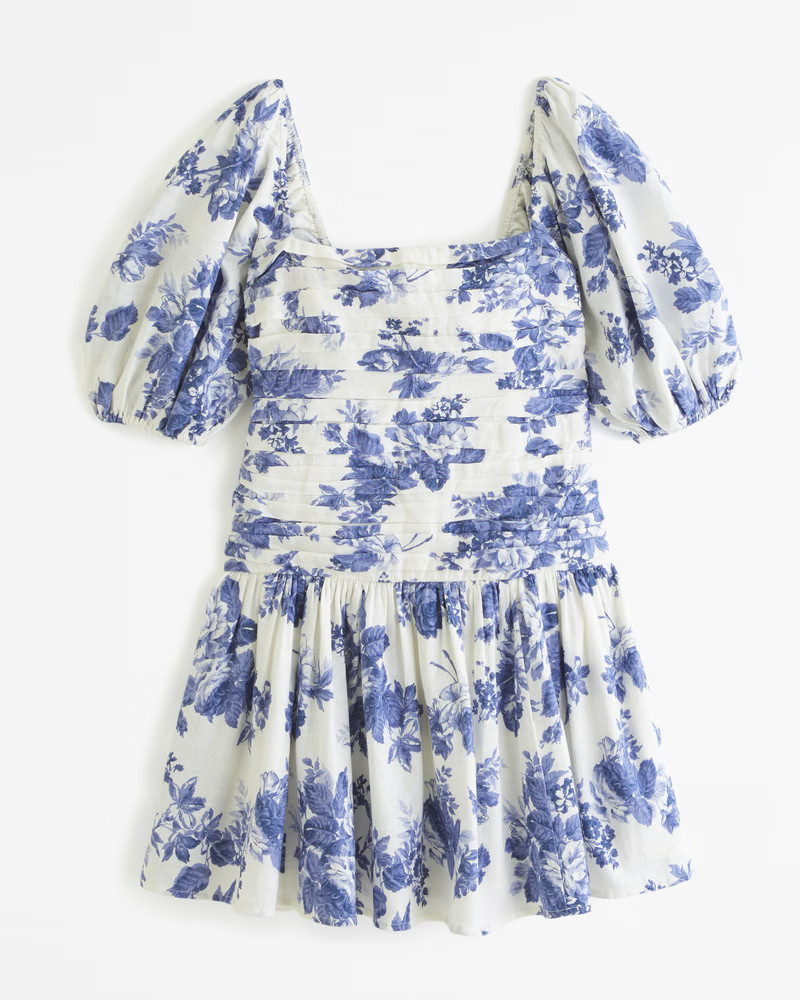 Emerson Drop-Waist Mini Dress | Abercrombie & Fitch (US)