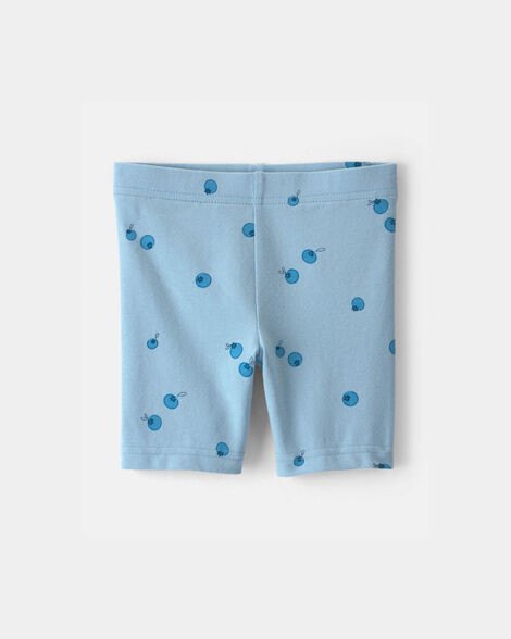 Toddler Girl Blueberry Bike Shorts - Blue | Carter's Inc
