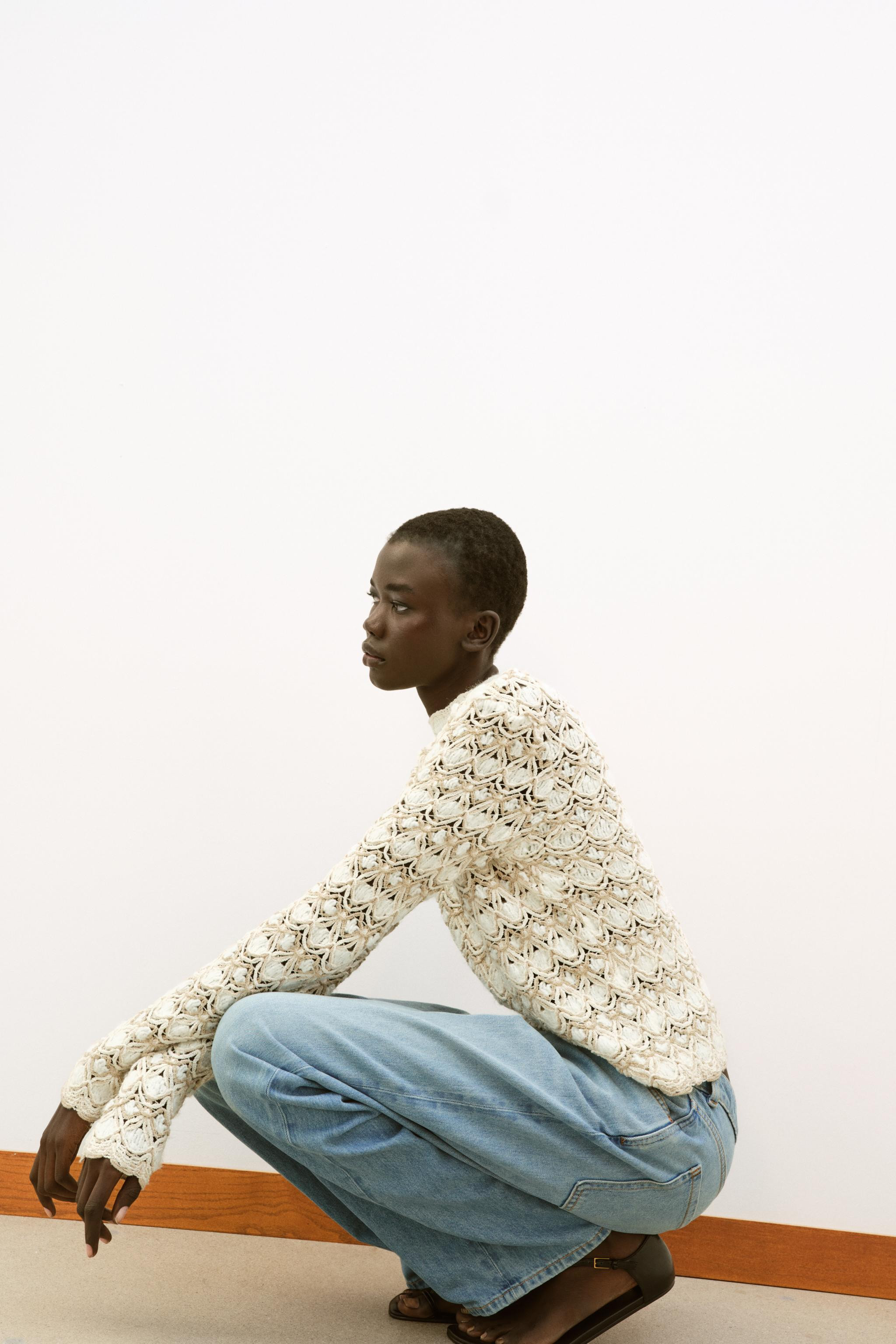 TEXTURED KNIT JUMPER | Zara US