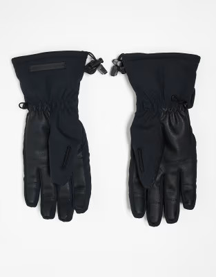 ASOS 4505 Ski insulated water repellent gloves in black | ASOS (Global)