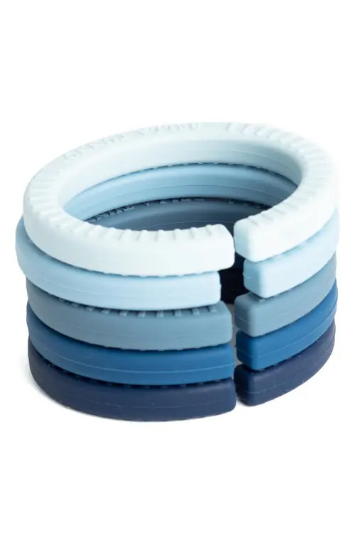 Bella Tunno Set of 5 Happy Links Teething Rings in Open Miscellaneous at Nordstrom | Nordstrom