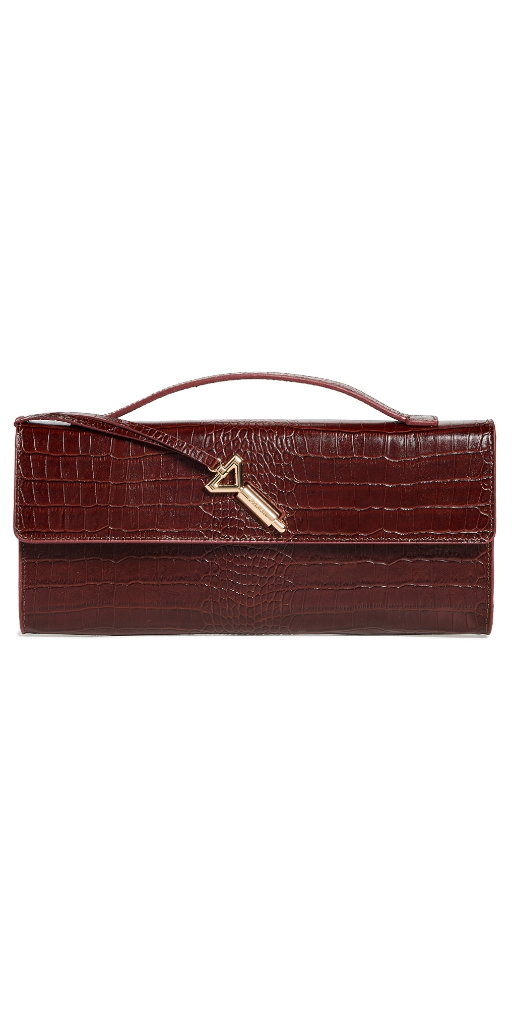 Florian London Anya Clutch Brown One Size | Shopbop