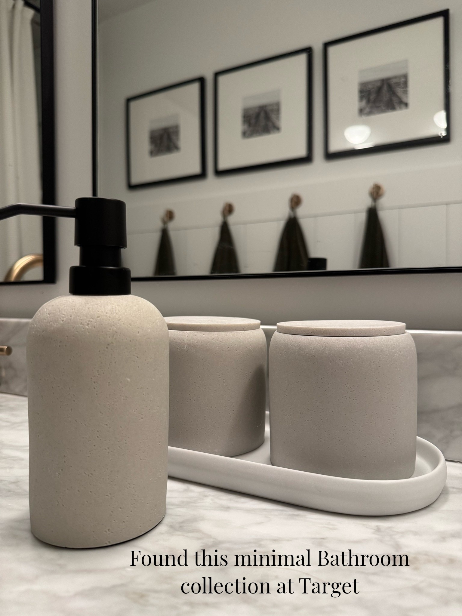 Our old soap pumps weren’t working so well so I ordered these with my target grocery order and am beyond impressed! Love the concrete look design.

#LTKdayinmylife #LTKHome
