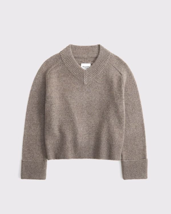 Easy V-Neck Sweater | Abercrombie & Fitch (US)