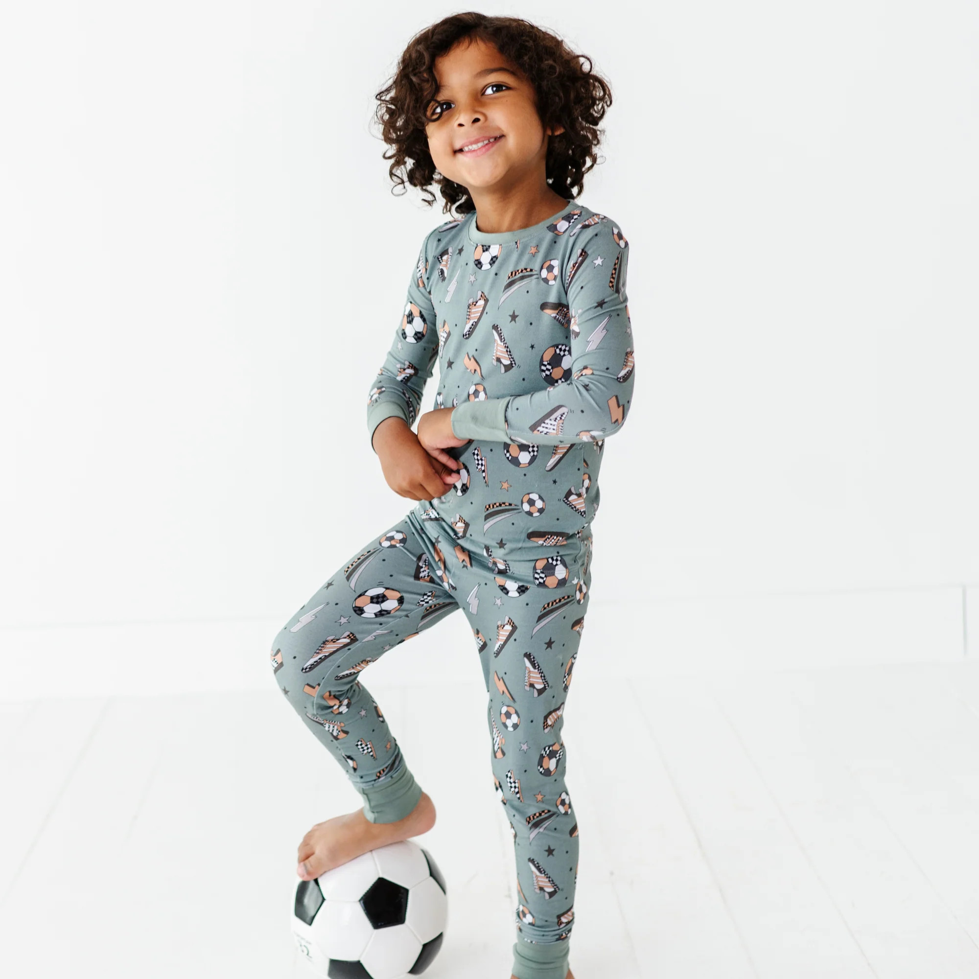 Goal Hard or Go Home Toddler/Big Kid Pajamas | 5/6T | Kiki + Lulu | Kiki + Lulu
