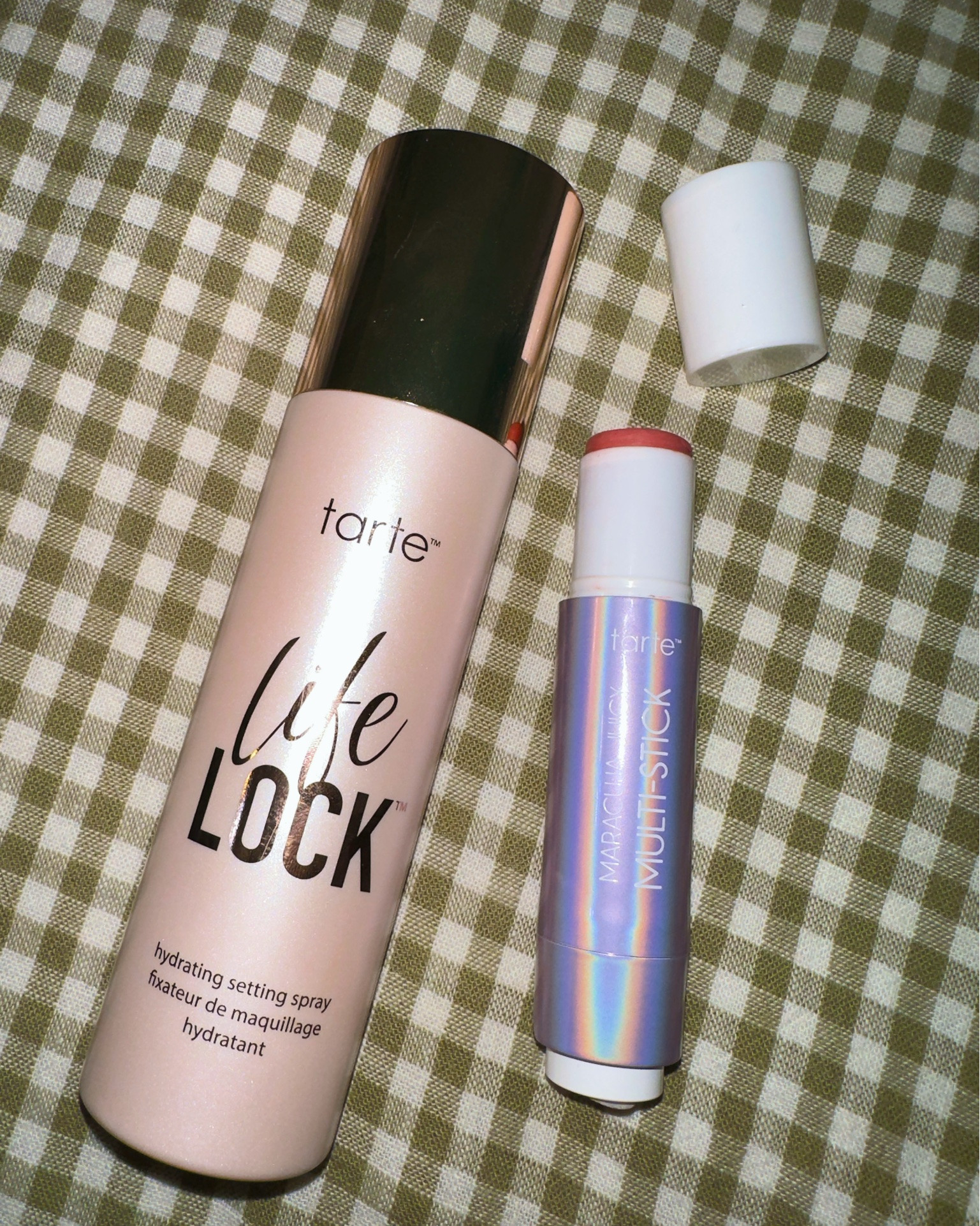 My favorite Tarte duo is on SALE ‼️Life Lock setting spray and maracuja multi stick blush ✨ these are my go to makeup products for the summer

#LTKSaleAlert #LTKdayinmylife