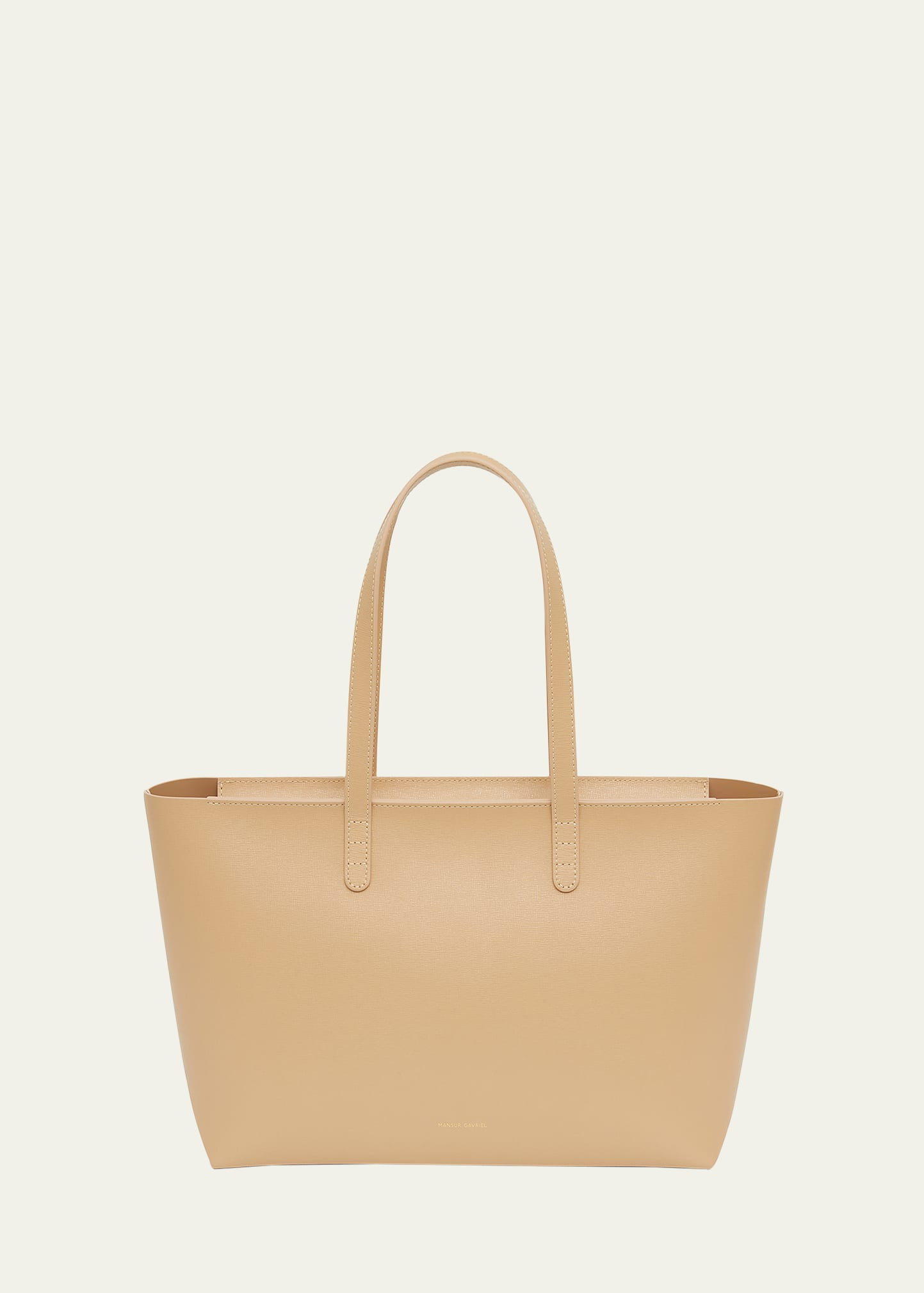 Small East-West Zip Leather Tote Bag | Bergdorf Goodman